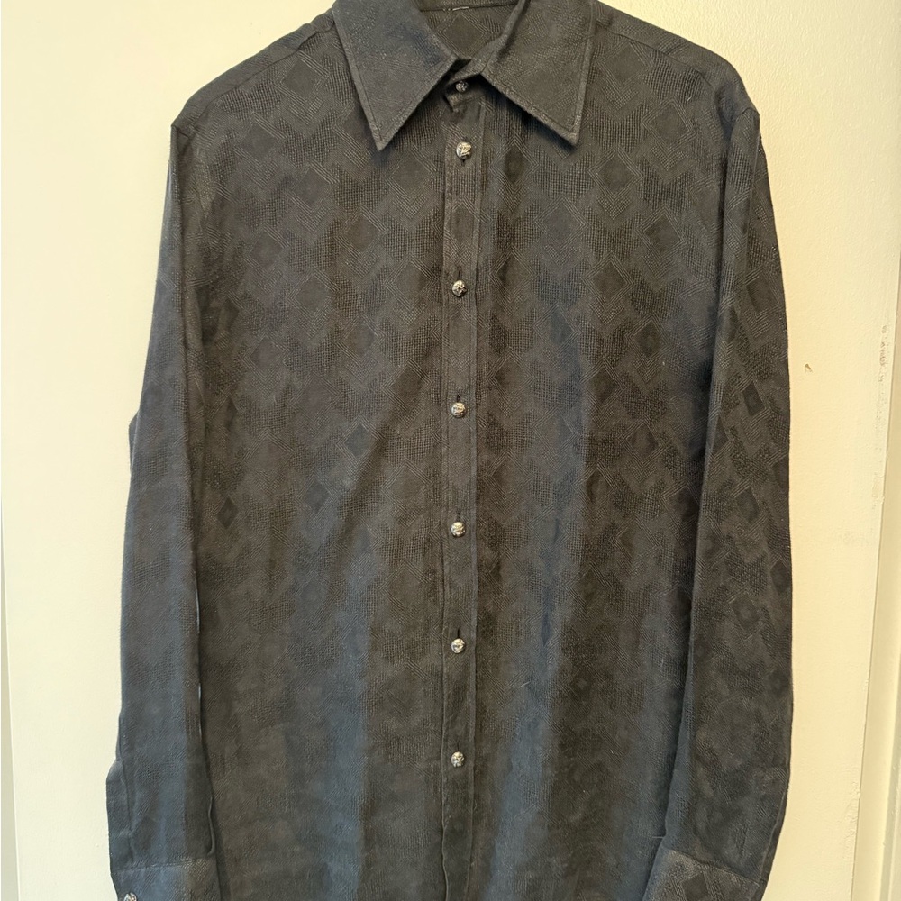 Vintage Gianni Versace Button Down Shirt L